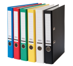 Classeur à levier Qbasic A4 50mm carton rouge