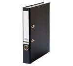 Classeur à levier Qbasic A4 50mm carton noir