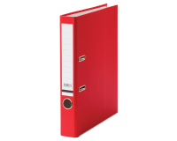 Classeur à levier Qbasic A4 50mm carton rouge