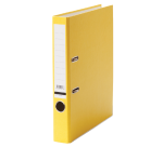 Classeur à levier Qbasic A4 50mm carton jaune