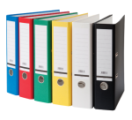 Classeur à levier Qbasic A4 80mm carton bleu