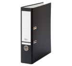Lever arch file Qbasic A4 80mm black cardboard