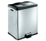 Pedal Bin EKO Rejoice 2x30 Matte Stainless Steel