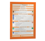 Duraframe Durable 487209 A4 oranje 2 stuks