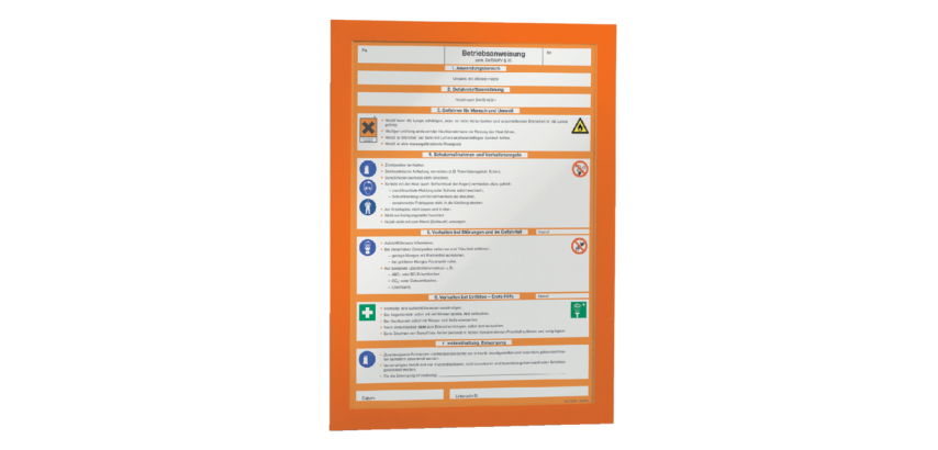 Duraframe Durable 487209 A4 orange 2 pieces