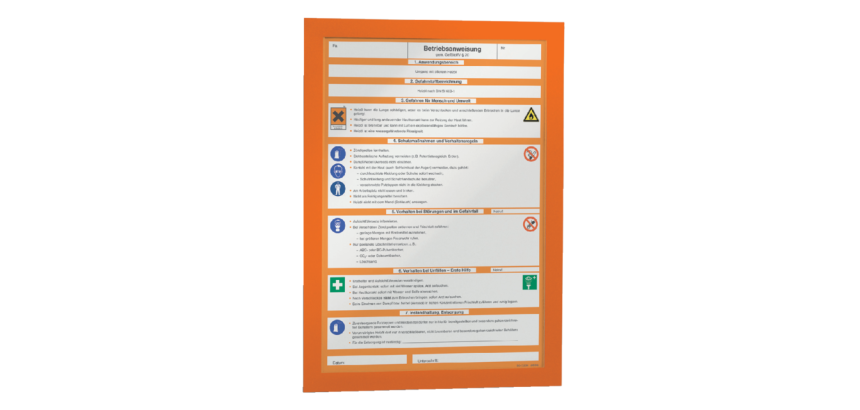 Duraframe Durable 487209 A4 oranje 2 stuks