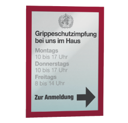 Duraframe Durable 487303 A3 rouge 2 pièces