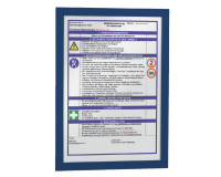 Cadre d'affichage Duraframe Durable 488207 A4 bleu 10 pièces