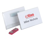 Badge Durable 8117 plat avec aimant 54x90mm