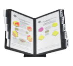 Support de bureau Durable Vario avec 10 pochettes A4 noir