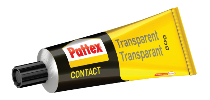 Colle de contact Pattex transparent tube 50g blister