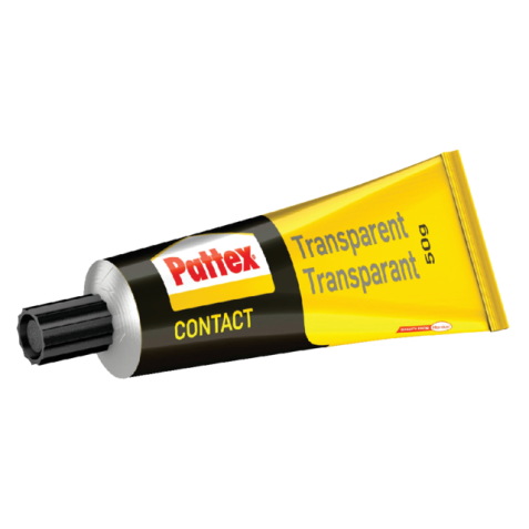 Colle de contact Pattex transparent tube 50g sous blister