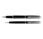 Stylo bille Waterman Hémisphère Noir Laqué CT Medium