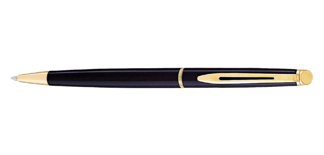 Stylo bille Waterman Hémisphère Noir Laqué GT Medium