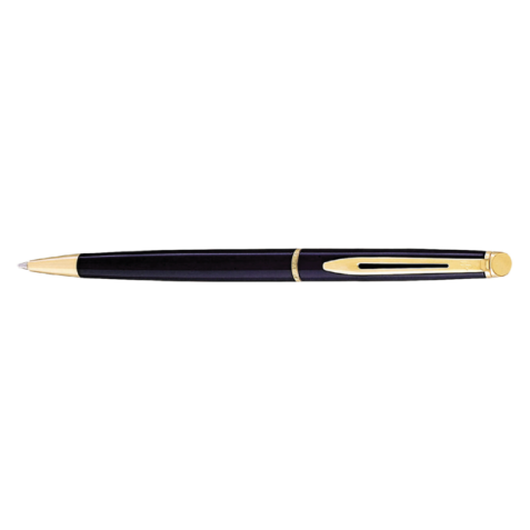 Stylo bille Waterman Hémisphère Noir Laqué GT Medium