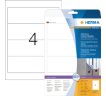 Étiquette dorsale HERMA 61x192mm amovible large blanc