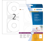 Etiquette HERMA 5079 CD 116mm blanc opaque 50 pièces