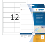 Etiket HERMA 4682 96.5x42.3mm folie transparant 300 stuks