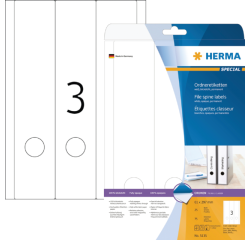 Étiquette dorsale HERMA 61x297mm adhésive large/longue blanc