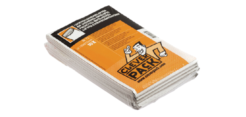 Enveloppe à bulles CleverPack n°12 140x225mm blanc 10 pièces