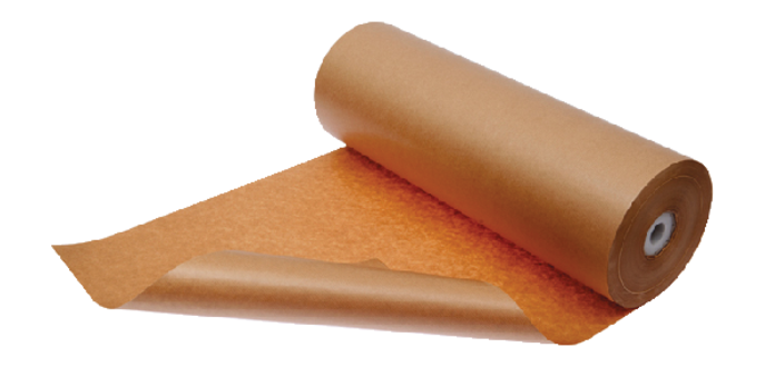 Striped kraft wrapping paper 60g 100cmx100m roll