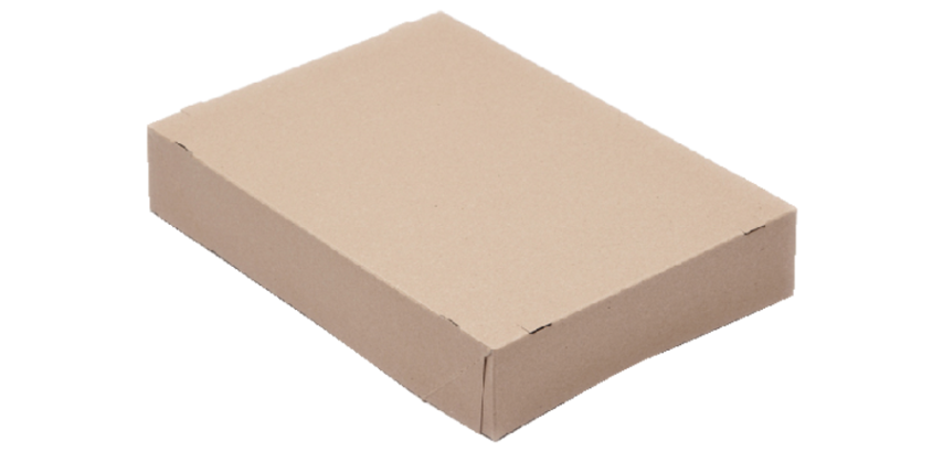 Boîte télescopique CleverPack A4 305x218x55mm pour 500 feuilles brun 10 pièces