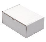 CleverPack corrugated cardboard mailbox 220x160x90mm white 5 pieces