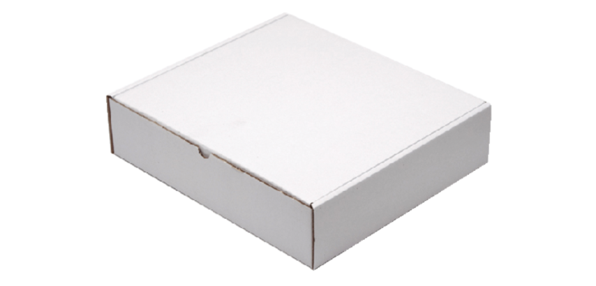 Boîte postale CleverPack carton ondulé 330x300x80mm blanc 5 pièces