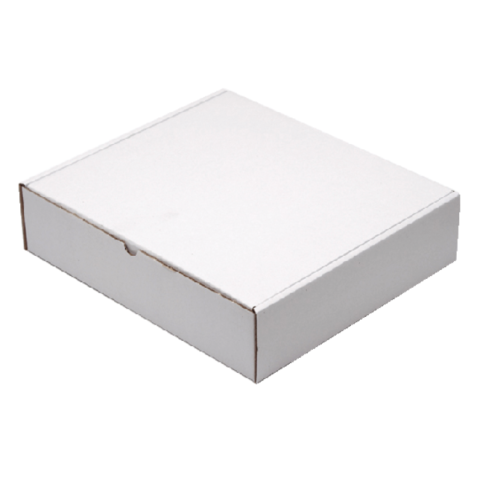 Boîte postale CleverPack carton ondulé 330x300x80mm blanc 5 pièces