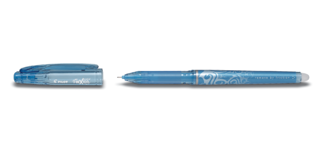 Rollerpen PILOT friXion Hi-Tecpoint fijn lichtblauw