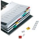 Tabstroken Durable zelfklevend glashelder 50x200mm