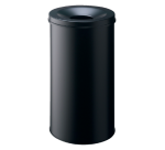 Corbeille à papier Durable 3307-01 anti-feu ronde 60L noir