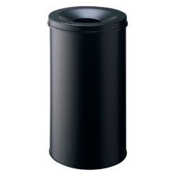 Corbeille à papier Durable 3307-01 anti-feu ronde 60L noir