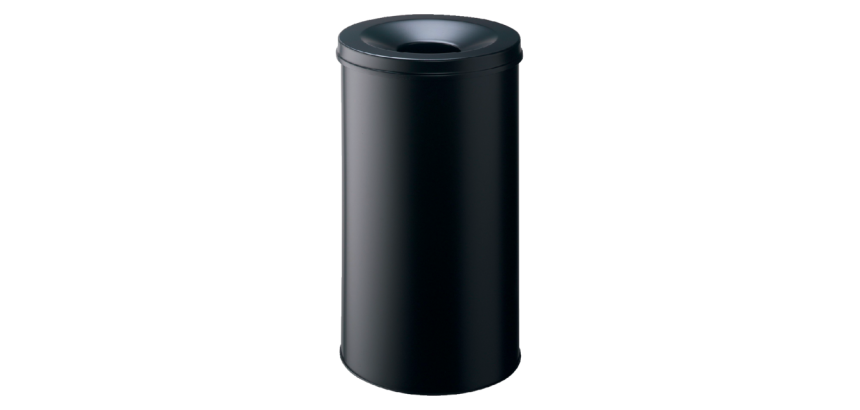 Corbeille à papier Durable 3307-01 anti-feu ronde 60L noir