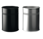 Corbeille à papier Durable 3300-01 15L 30mm perforations noir