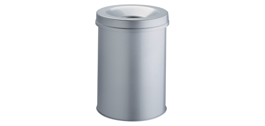 Corbeille à papier Vepa Bins anti-feu 15L 26cm gris