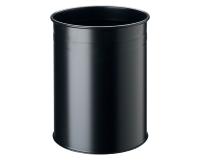 Durable 3304-1 15L Round Black Wastepaper Basket