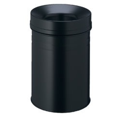 Corbeille à papier Durable 3325-01 anti-feu 15 litres noir