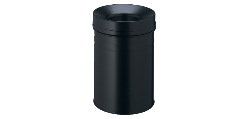 Fire-resistant waste paper basket Durable 3325-01 15 liters black