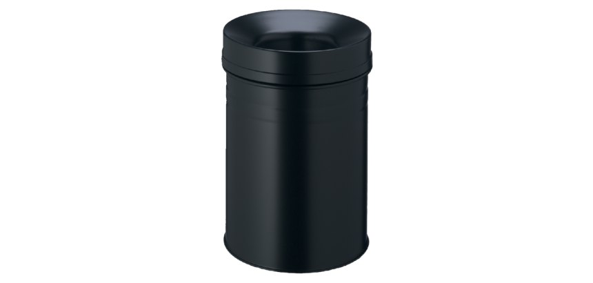 Fire-resistant waste paper basket Durable 3325-01 15 liters black