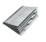 Personeelsmap Durable 5 vakken + hangrail blauw