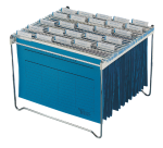 Langleinenhalterung für 30-40 Hängemappen, verchromt