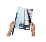 Baguette à relier Durable A4 3mm 30 feuilles blanc