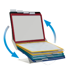 Pupitre de table Durable 5579 Vario Pro 10 pochettes gris