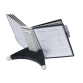 Bureaustandaard Durable 5632 Sherpa met 10-tassen zwart/grijs