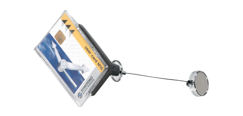 Durable porte-badge avec enrouleur Deluxe Pro, boîte de 10 pièces