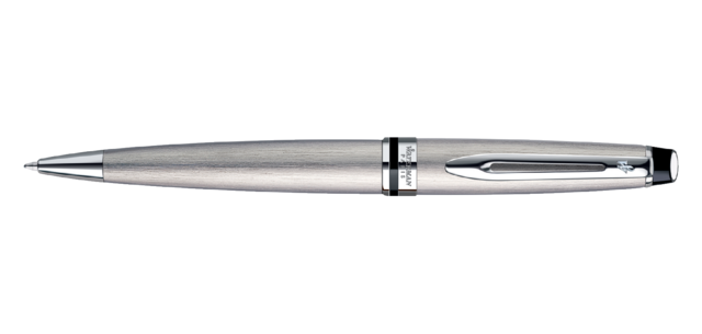 Stylo bille Waterman Expert Steel CT Medium