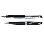 Stylo bille Waterman Expert Noir Laqué CT Medium