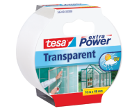 Tesa Extra Power Cloth Tape, 48 mm x 10 m, clear