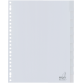 Intercalaire Kangaro G410FM A4 23 perforations 10 onglets + fenêtre PP gris